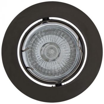 Eurolux D62GM, D62PB, D62SC, D62W Downlight Aluminium Tilt Curved Rim GU10 (Multiple Colours/Finishes)