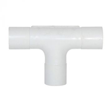 Eurolux EA136 20mm Conduit Inspection Tee Connector White