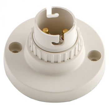 Eurolux EA177WPP Lampholder Batton White H/C & Bag PP