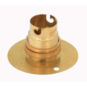 Eurolux EA181 B22 Brass Batten Lamp Holder Brass