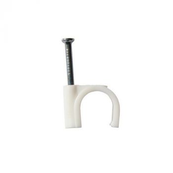 Eurolux EA79 12.0mm Round Cable Clips White