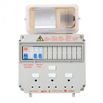 Eurolux EB23 12 Module 3 X 16A Socket Ready Board With Light
