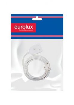 Eurolux EE3 Extension Cord 1.00mm 10M Double White