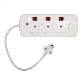 Eurolux EM7 Multiplug SGA Switch Illum. 3x16A 3x5A