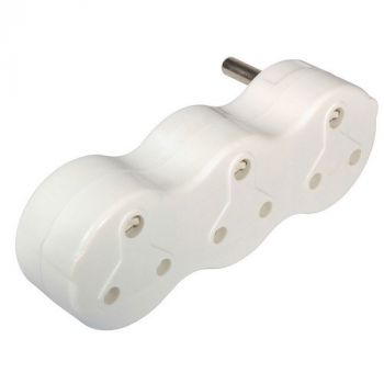 Eurolux EP2 Adaptor SGA 3 Way 3x16A Plug In Loose