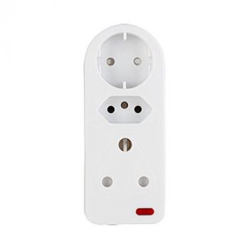 Eurolux EP48LWP 3 Way Adaptor 1xSCH 1x16An 1x16A