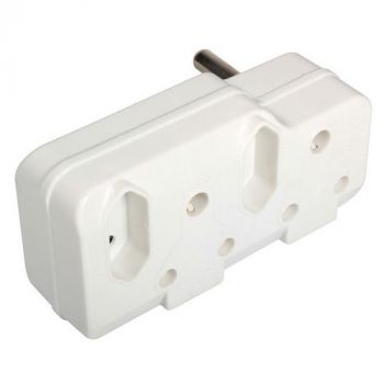 Eurolux EP5 Adaptor 2x16A 2x5A Plug In Loose