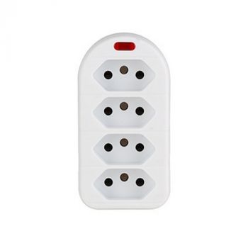 Eurolux EP55L 4 Way Adaptor With Light