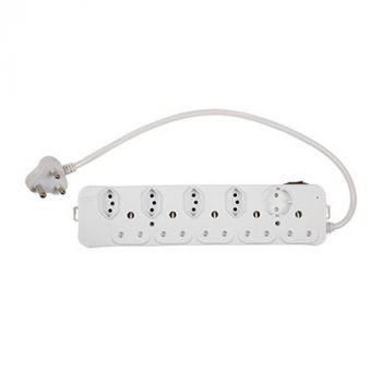 Eurolux EP64 10 Way Multi Plug Normal With Medium Surge Red Plug
