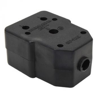 Eurolux EP7 Janus Coupler Black Double 16A (Rubber Industrial)