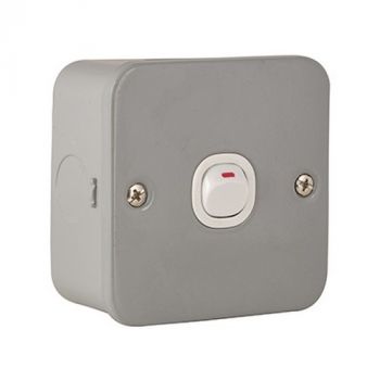 Eurolux ES108 BS 1 Gang 1 Way Switch