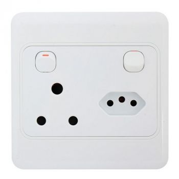 Eurolux ES11 Horizon Socket Comb. 1x16A 1x5A 1xSchucko 4x4 White