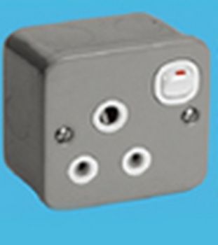 Eurolux ES111 BS Single Switch Socket