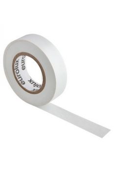 Eurolux ET65W PVC Insulation Tape 20m White (0.13mm x 18mm) White