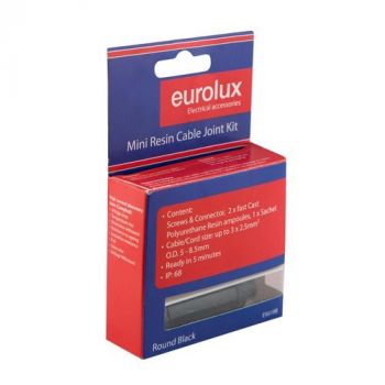 Eurolux Ex61RB Cable Joint Kit To 3x2.5mm Rnd Black