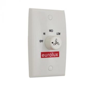 Eurolux F16 Wall Control For 48' Industrial Fan White