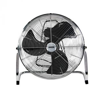 Eurolux F17 Industrial Floor Fan 20' Chrome Chrome