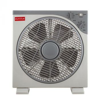 Eurolux F21W Box Fan 12' 3 Speed White