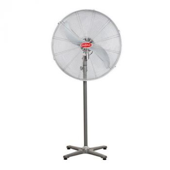 Eurolux F23S Hurricane Standing Fan 26' 3 Speed Silver