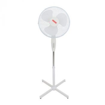 Eurolux F26W Standing Fan 16' 3 Speed White