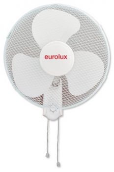 Eurolux F27W Wall Fan 16' 3 Speed White