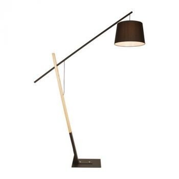 Eurolux FL226B Floor Light Black/Brown