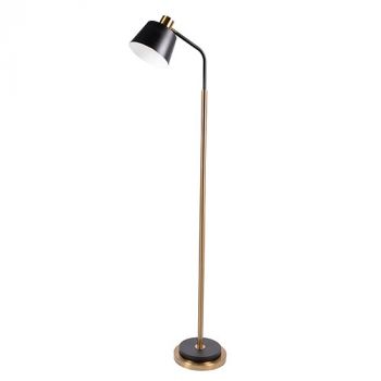 Eurolux FL234 Twilight Floor Light Black and Brass E27 1x40 Black & Brass