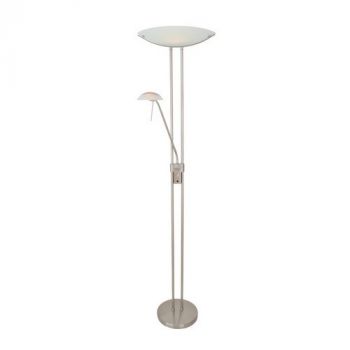 Eurolux FL90SC Baya Floor Light Satin/Chrome