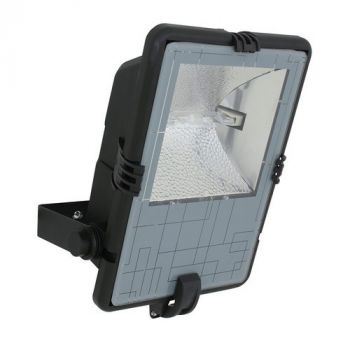 Eurolux FS114B Metal Halide Floodlight 70W, Plastic Body, Glass Diffuser Black