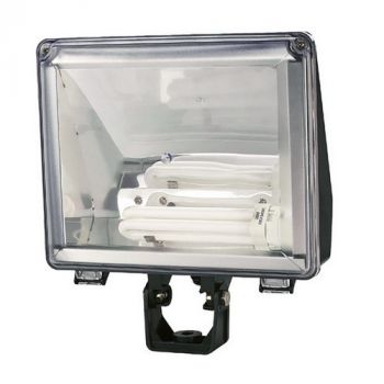 Eurolux FS139 Plastic Flood Light 1 x G24d-3 2 Pin PL 26 Black