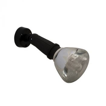 Eurolux FS178 PAR38 Fitting - 1 Light Black Black