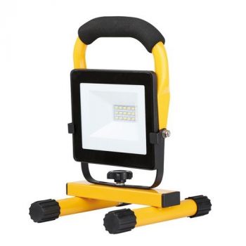 Eurolux FS1LED LED 10W Floodlight With H.Stand Black And Yellow