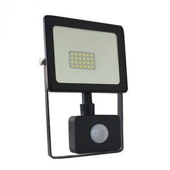 Eurolux FS292 LED 20W Floodlight with Sensor Black