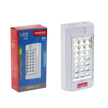 Eurolux FS306W Rechargeable Emergency Light LED 5W 6000-7500K White