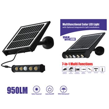 Eurolux FS311 Solar Floodlight Black LED 950lm 6000K