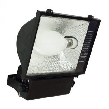 Eurolux FS50 Floodlight E40 MH/HPS 400W With Ballast No Tube Black
