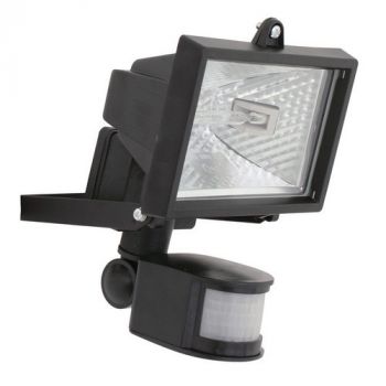 Eurolux FS8B Flood 150W W/Sensor W/Lamp Black