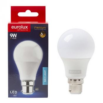 Eurolux G1031DL LED A60 9W B22 Day Light 6500K Globe Opal