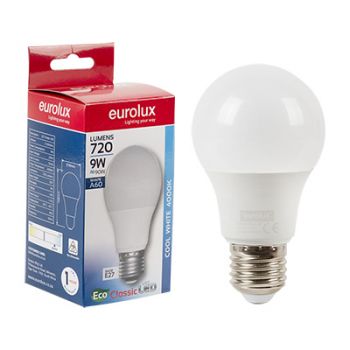 Eurolux G1096ES LED A60 Classic Core E27 9W 4000K Single Box