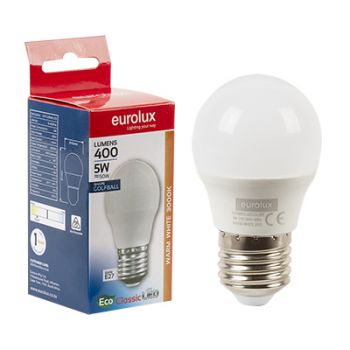 Eurolux G1098ES LED Golfball Core E27 5W 3000K Single Box