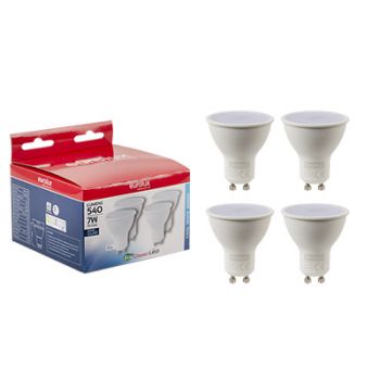 Eurolux G1105CW LED GU10 7w 4000K 4 Pack