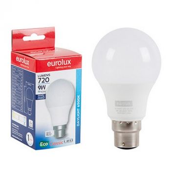 Eurolux G1144BC A60 Classic Core B22 LED 9w 6500K Box Single