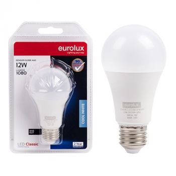 Eurolux G1152ES A60 Classic Day/Night Sensor 12w LED E27 4000K