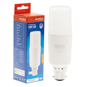 Eurolux G1185BC Stick Lamp T44 12W LED B22 3000K