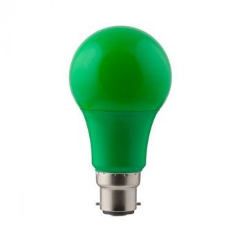 Eurolux G434GNL Green B22 7W Globe LED
