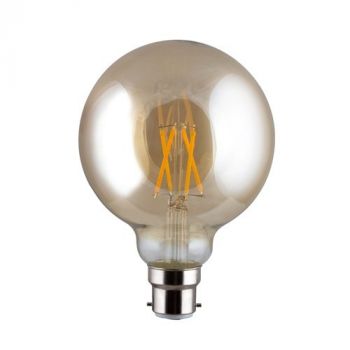 Eurolux G514BC Warm White Amber LED Filament B22 4W Mini Maxi