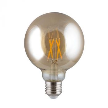 Eurolux G514ES Warm White Amber LED Filament E27 4W Mini Maxi