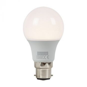 Eurolux G641BC LED A60 Globe B22 6W 3000K