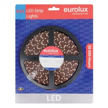 Eurolux G649CW Outdoor 12V 5m 4.8W/m LED Strip light IP65 Cool White