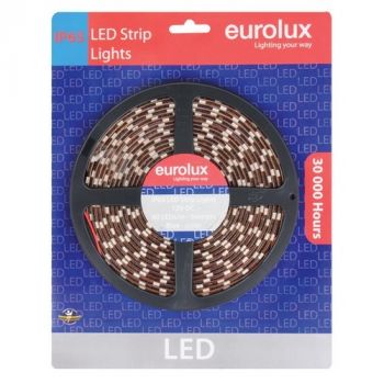 Eurolux G650BL Outdoor 12V 5m 14.4W/m LED Strip light IP65 Blue